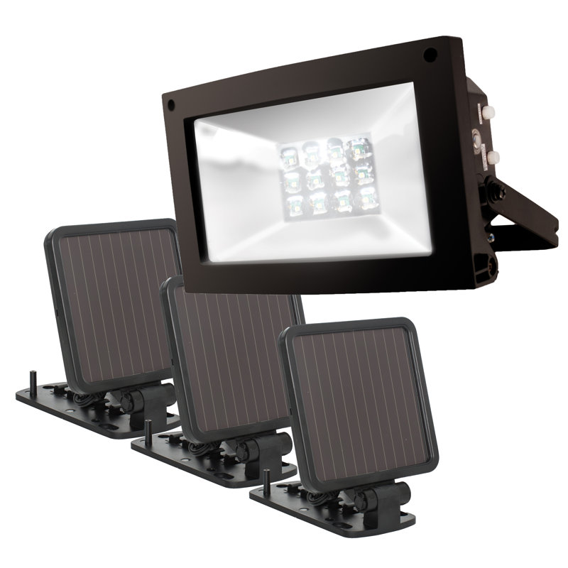 Maxsa Super Bright Solar Powered LED Flood Light & Reviews Wayfair